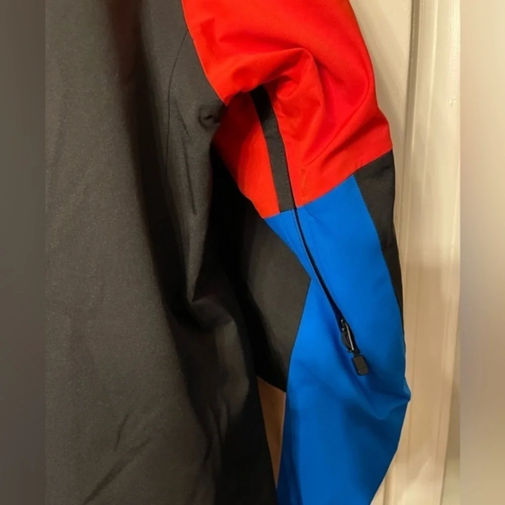 Men's‎ ski jacket The North Face Snowsquall-Red-Black-Blue-Tan size medium